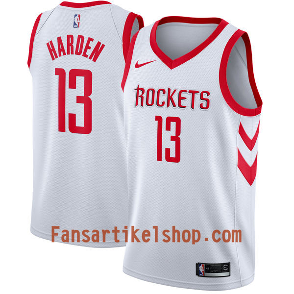 NBA Houston Rockets Trikot James Harden 13 Nike 2017-18 Weiß Swingman - Herren NBA Houston Rockets Trikot James Harden 13 Nike 2017-18 Weiß Swingman - Herren